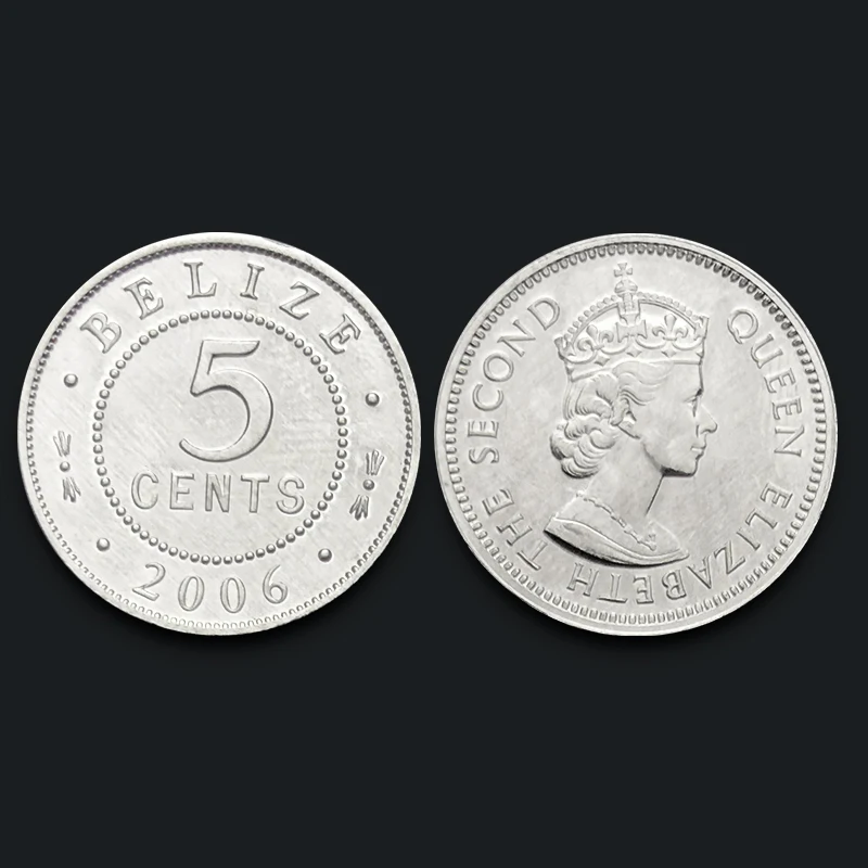 

Белиз 5 цент монета 2006 100% настоящие оригинальные коллекционные монеты Unc Подлинная монета