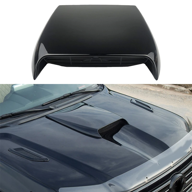 

Fit for Toyota Land Cruiser 2016 2017 2018 2019 Hood Vent Pair Vents Air intake Scoop Bonnet Louvers Spoiler Trim