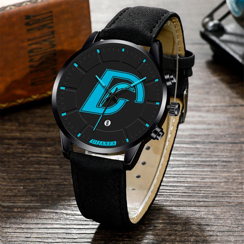 

Relogio Masculino Fashion Mens Watches Military Sport Leather Quartz Wrist Watch Men Casual Date Calendar Clock Montre Homme