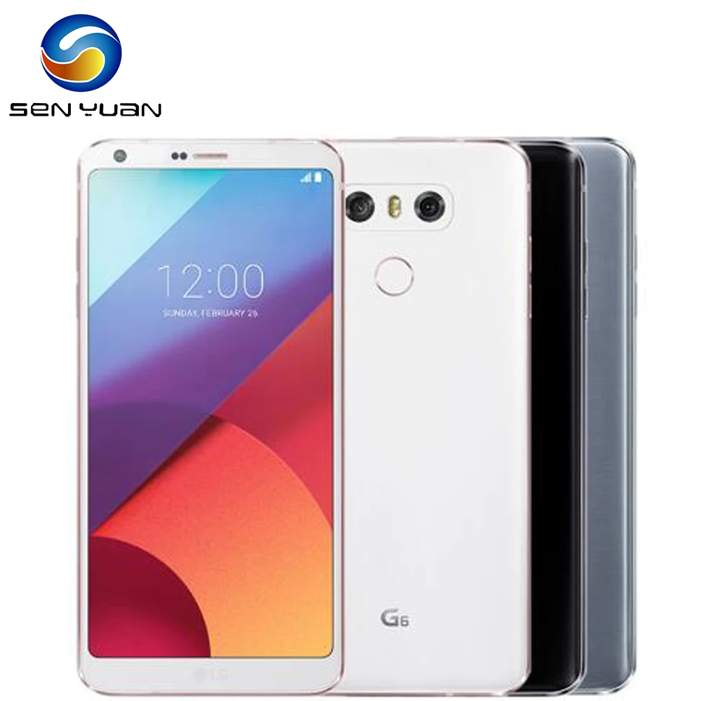 Оригинальный LG G6 4 аппарат не привязан к оператору сотовой связи мобильный