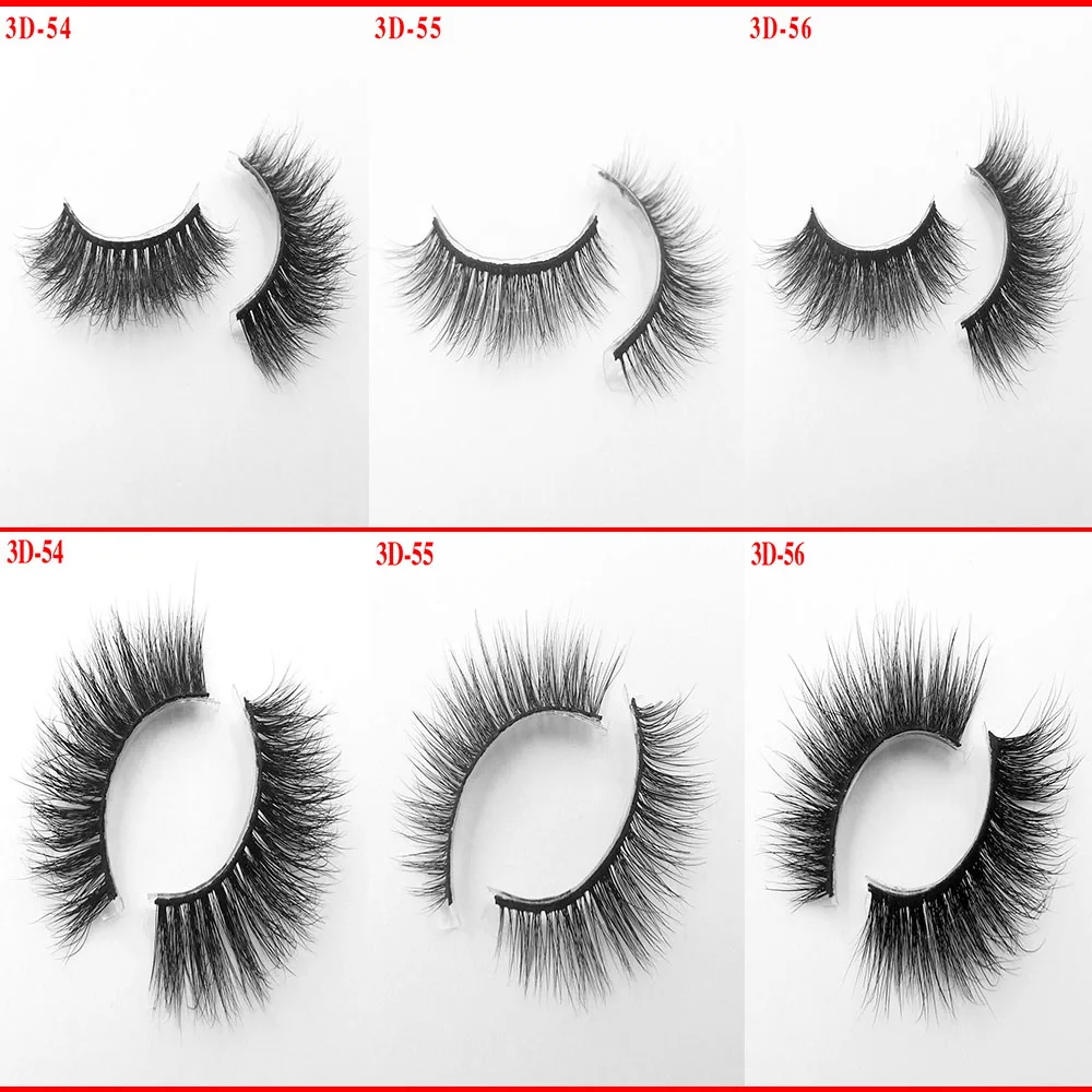 

New Multicolor Pattern Packaging Box 3D Mink Fur False Eyelashes Makeup Dramatic Handmade Natural Long Eyelash Extension Tool