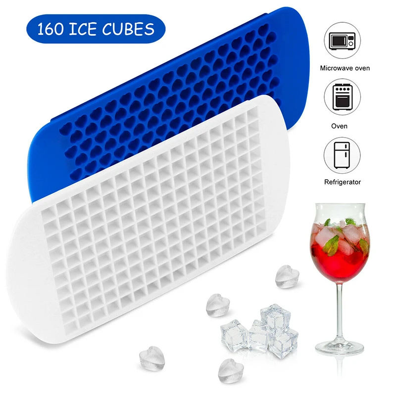 Ices Cubes Maker Формочки 160/150 сетки Мини Маленькие подносы силиконовый бар для виски и