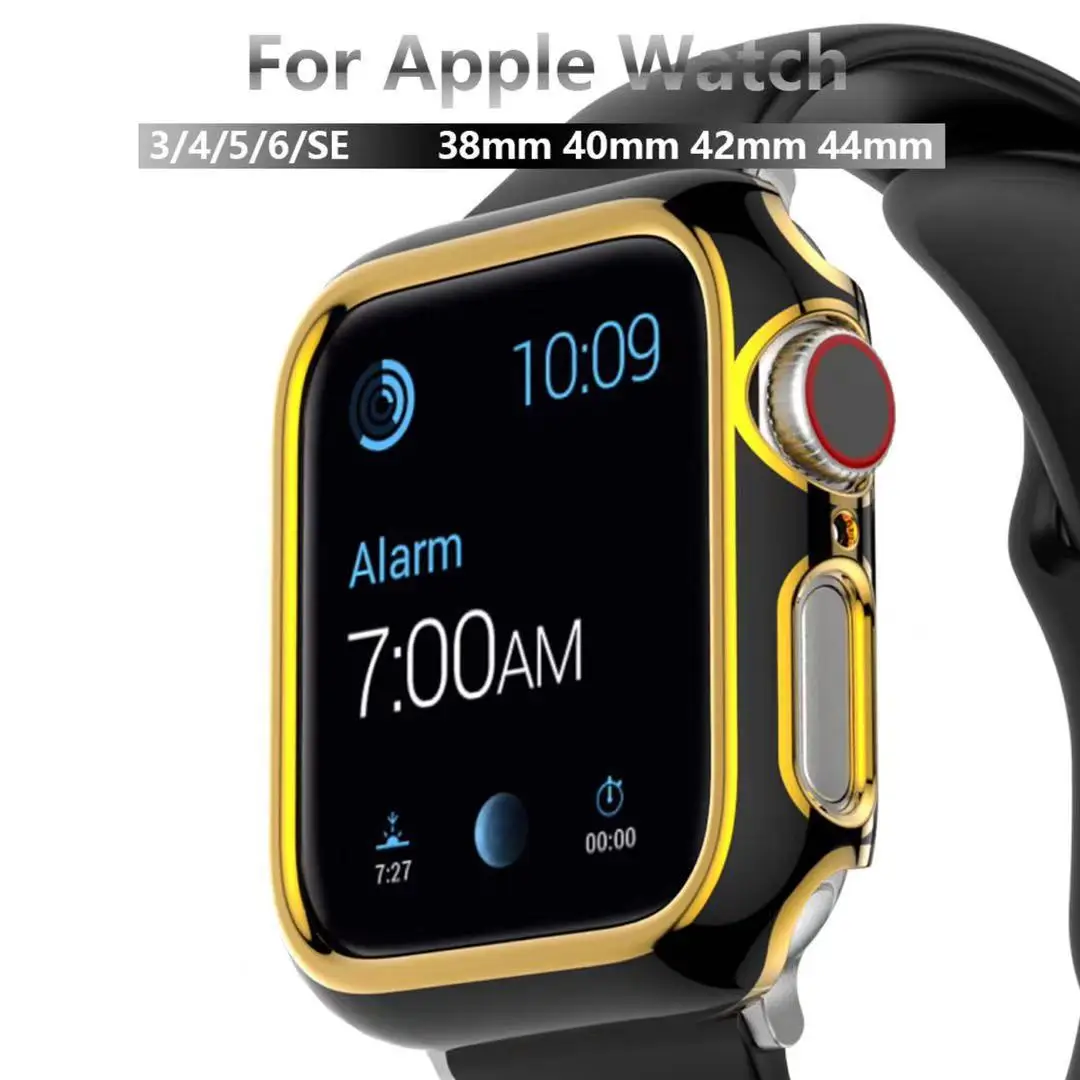 

Diamond case for Apple watch 6 5 4 3 SE Replacement edge protection shell for iwatch 6 44mm 40mm 42mm 38mm case Accessories