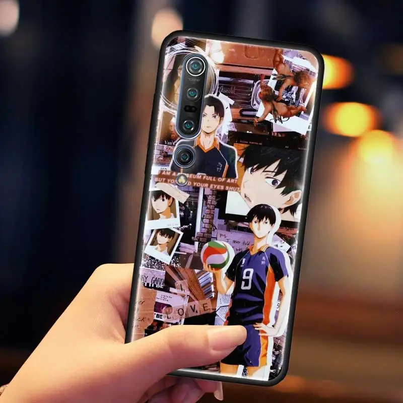 

Silicone Phone Case For Xiaomi Mi Poco M3 X3 NFC F2 Pro M2 X2 9T 10T Note 10 Lite Cartoon Haikyuu Soft TPU Back Cover Coque Capa