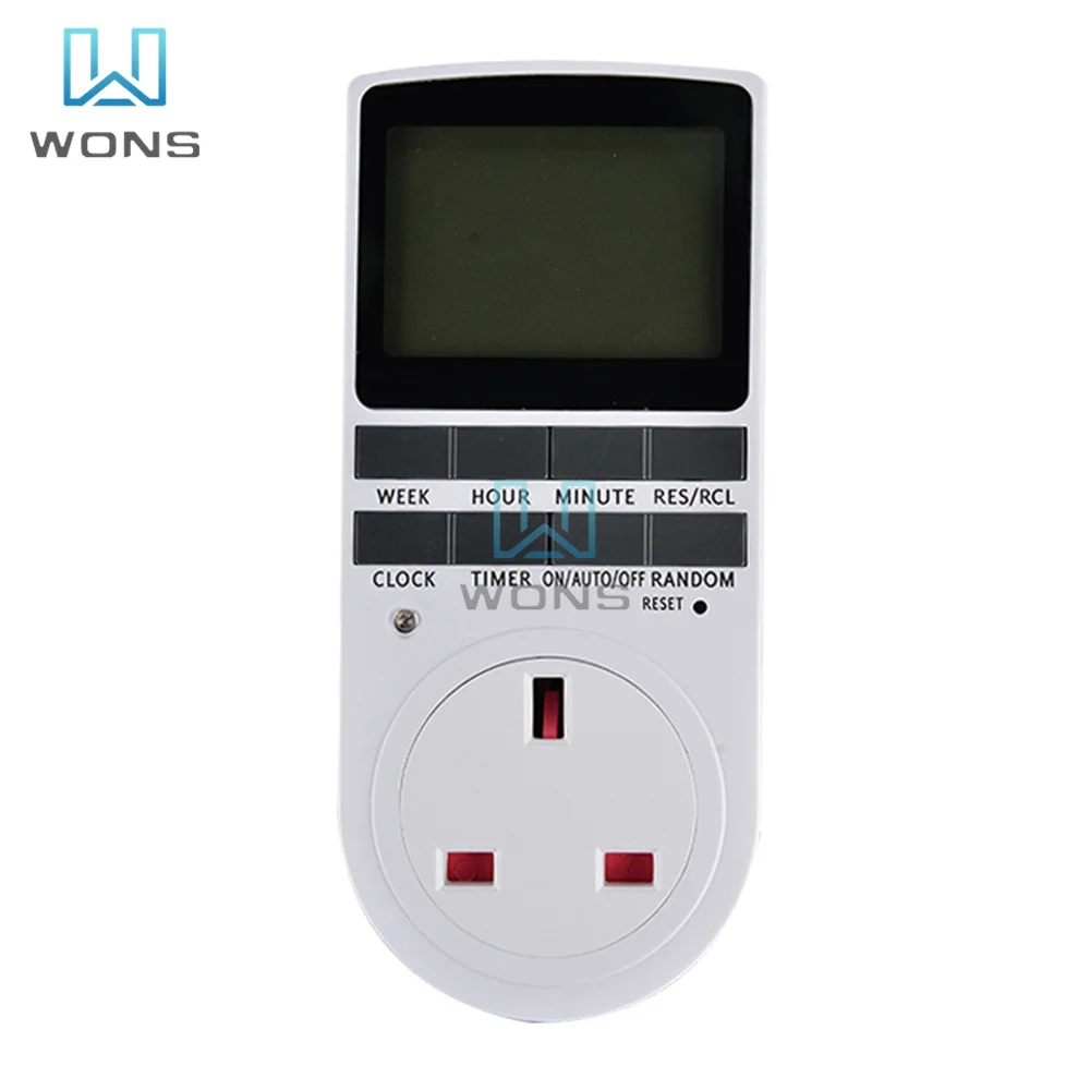 Розетка с таймером большой экран программируемый планшетофон переключатель ЕС