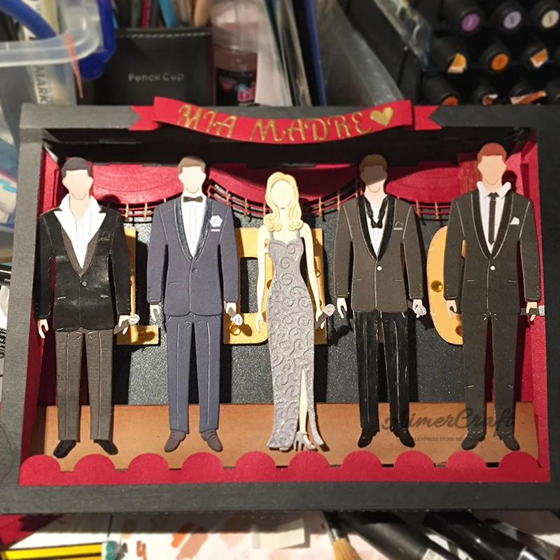 Мужская одежда металлические Вырубные штампы для пальто искусственное