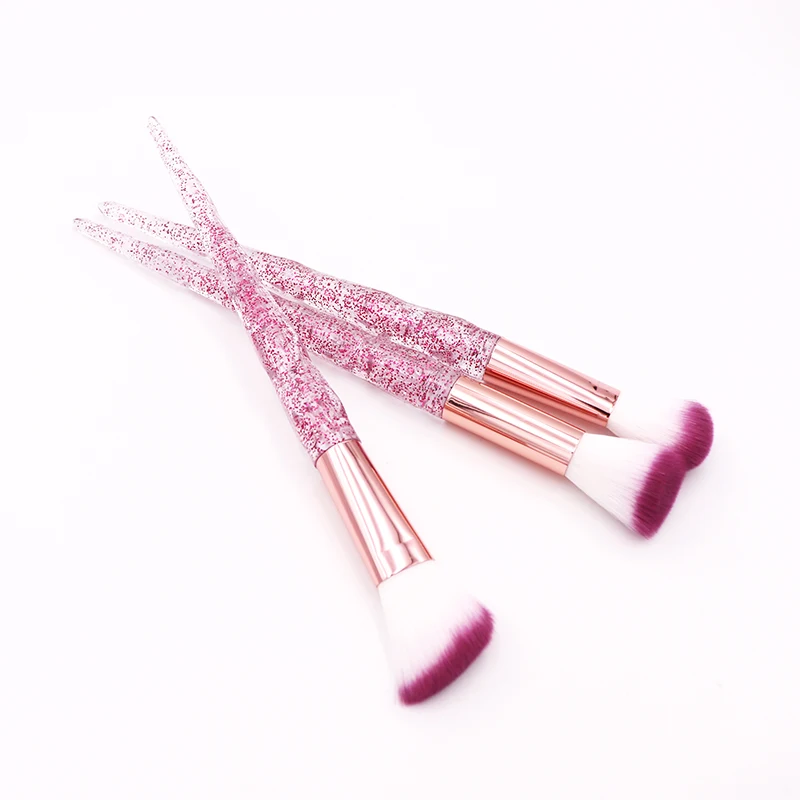 10 шт. набор алмазных кистей для макияжа кисточка с кристаллами пудра Румяна