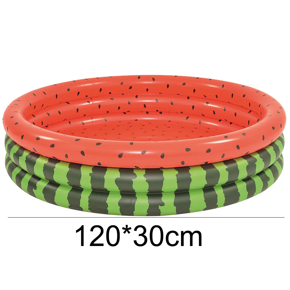 

Cute Inflatable Swim Pool Watermelon Inflatable Round PVC Children Kids Bathtub Water Play Swimming Pool Toy