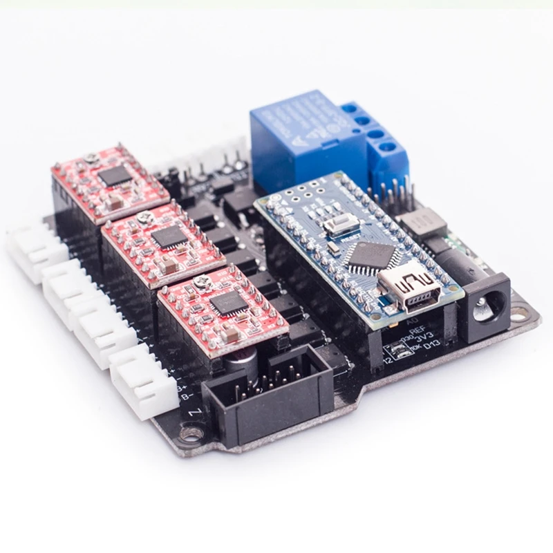 3 оси Управление плата драйверная Драйвер шагового двигателя с ЧПУ для лазерной