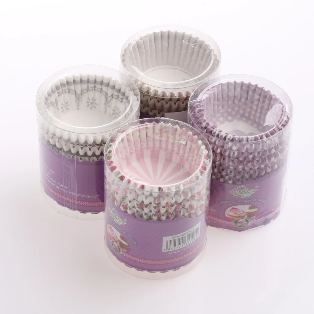 

150pcs Paper Cake Cupcake Liner Case Wrapper Baking Muffin Wedding Cup Party