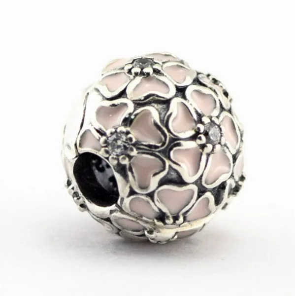 Розовый и прозрачный зажим Mandy с цветком вишни амулетный магазин ювелирных