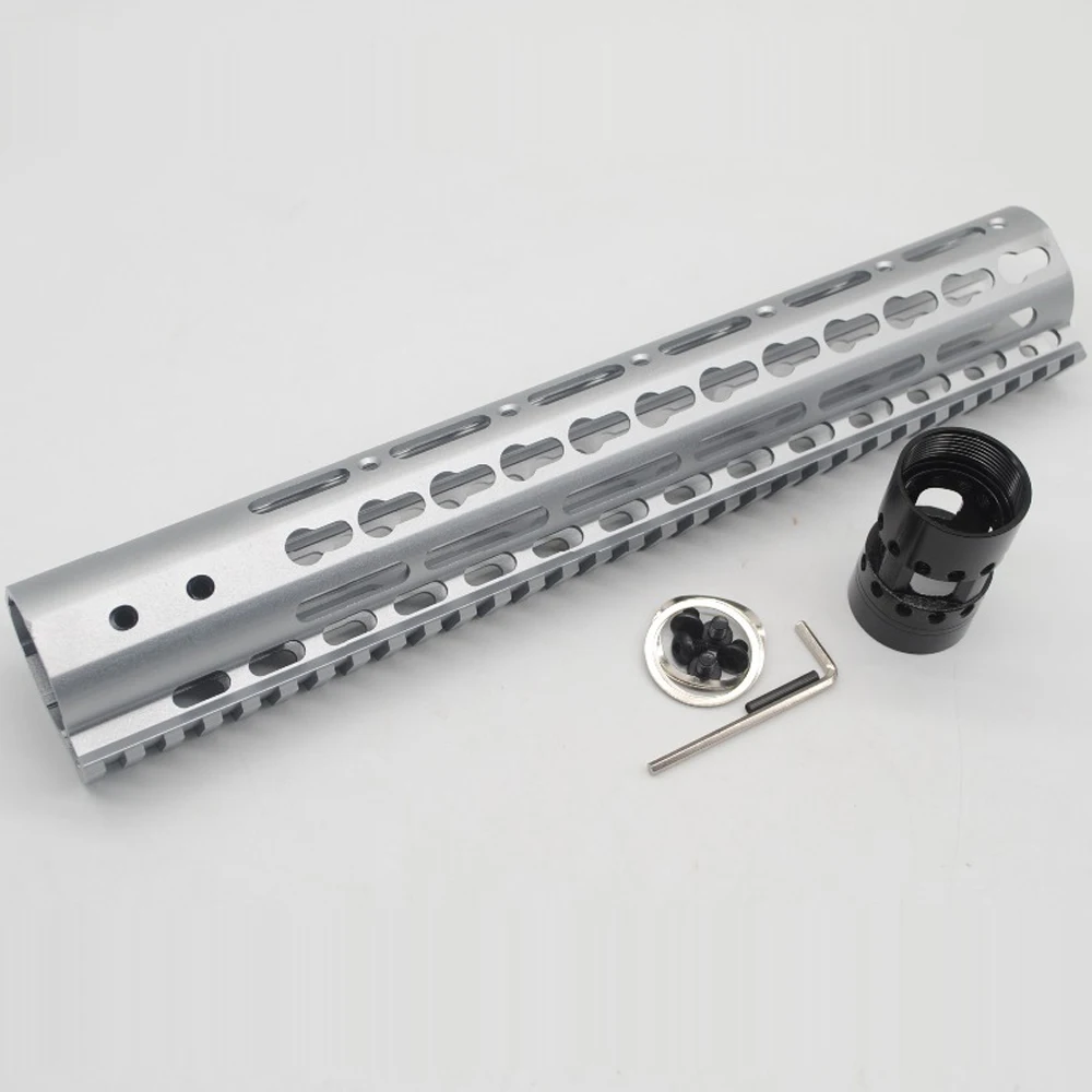 12 дюймов Keymod Handguard Rail черный/красный/загар/серый цвет Бесплатная система