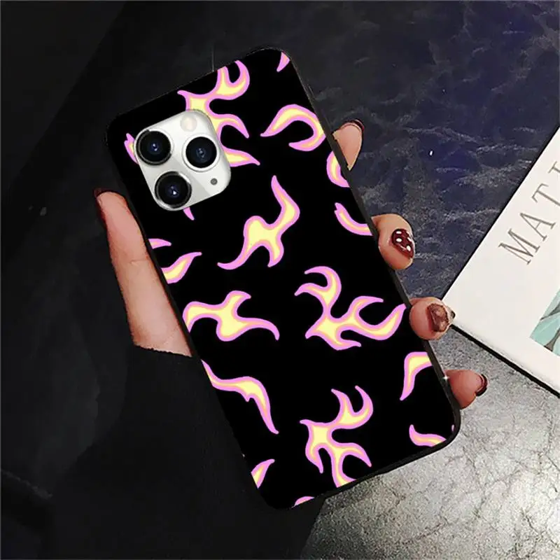 

Flame art cool fashion Phone Case for iPhone 11 12 pro XS MAX 8 7 6 6S Plus X 2020 XR Mini