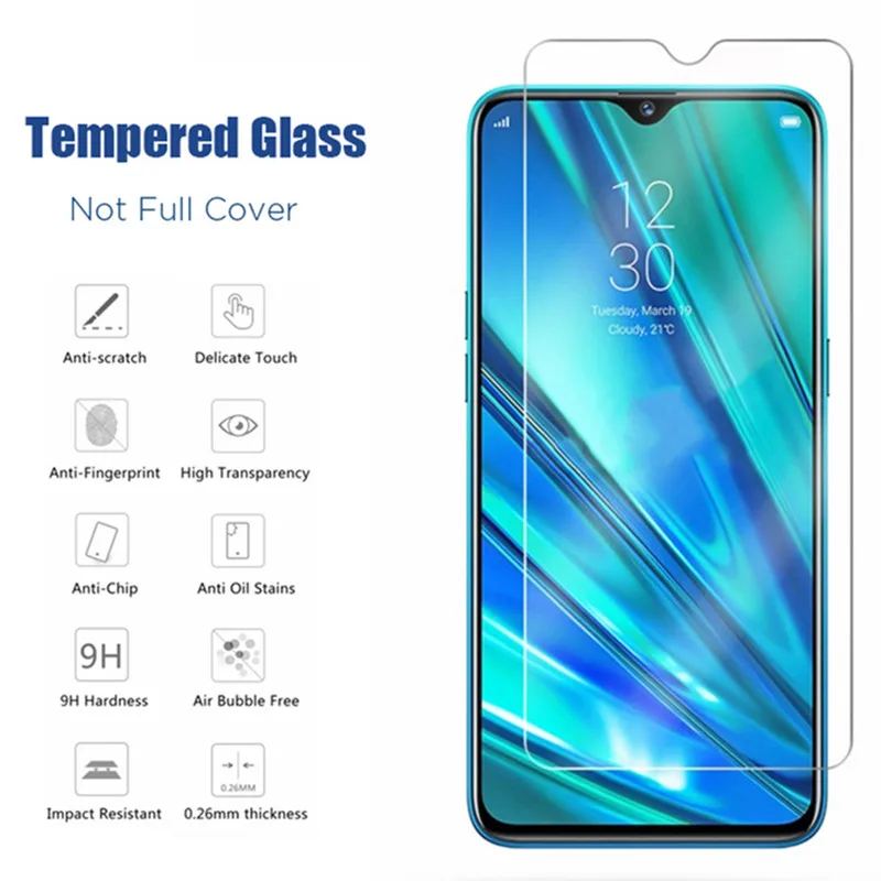 Защитное стекло 9H для Oppo realme c11 Realme C 11 3 шт. | Мобильные телефоны и аксессуары