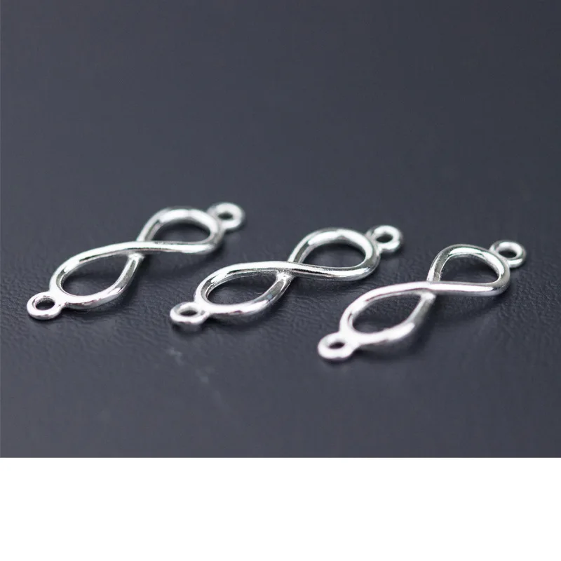 Однотонные зеркальные серебряные застежки и крючки для рукоделия | Украшения