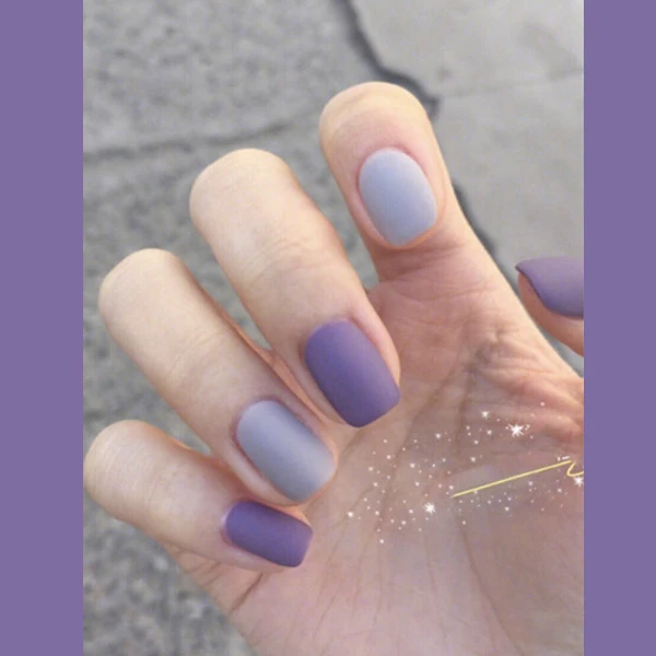 Оптовая продажа 24 шт Съемные носимые матовые накладные ногти полное покрытие