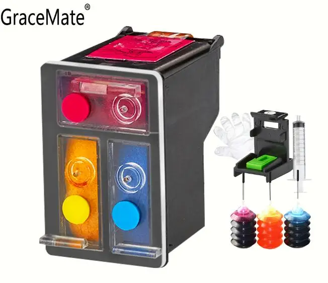 Color 662 Gracemate 662 Замена для hp 662XL перезаправляемый картридж для hp с чернилами hp Deskjet 1015 1515 2515 2545 2645 3545 4510 4515 4516 4518 - Цвет: Color 662