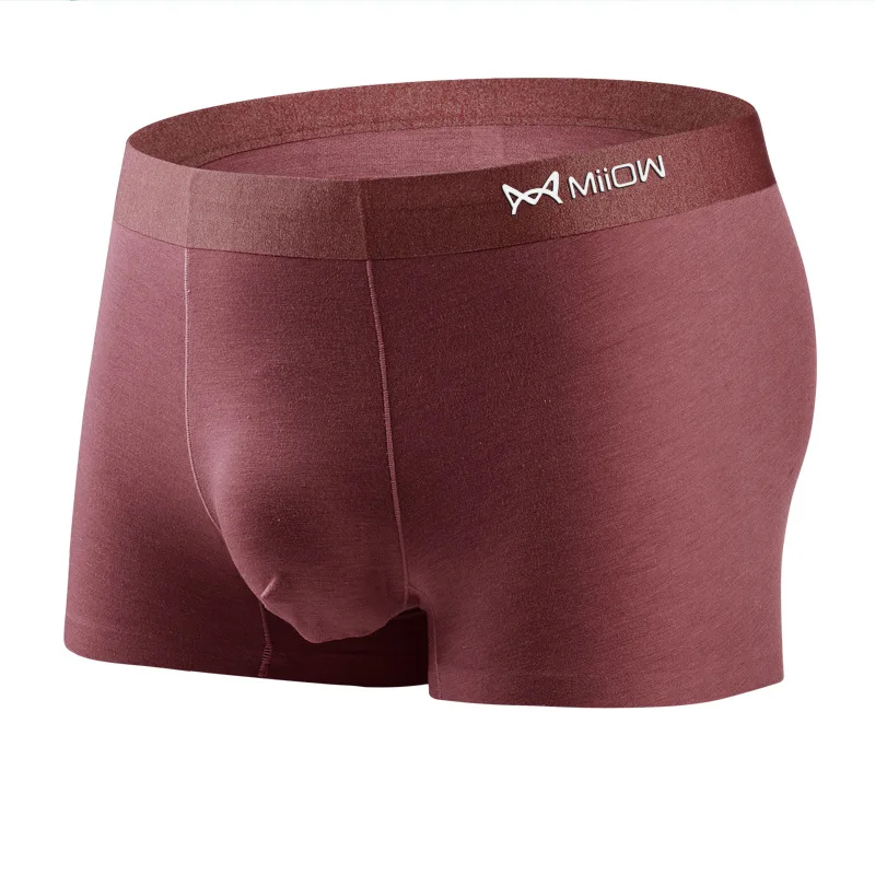 

Men's underwear silkworm pupa protein autumn and winter comfortable seamless boxer shorts antibacterial shorts youpin