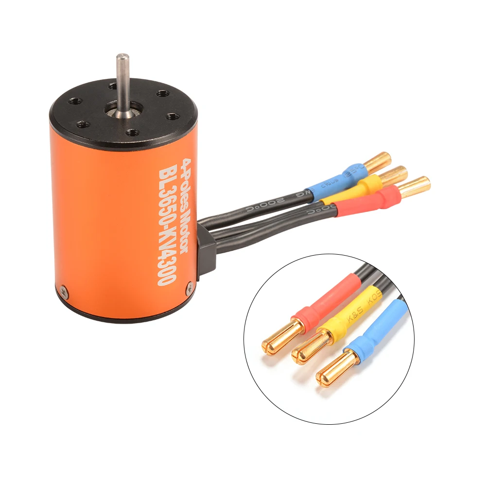 OCDAY непроницаемый BL3650 4300KV sin escobillas del двигатель с 60A ESC Combo de 1/10 coche RC