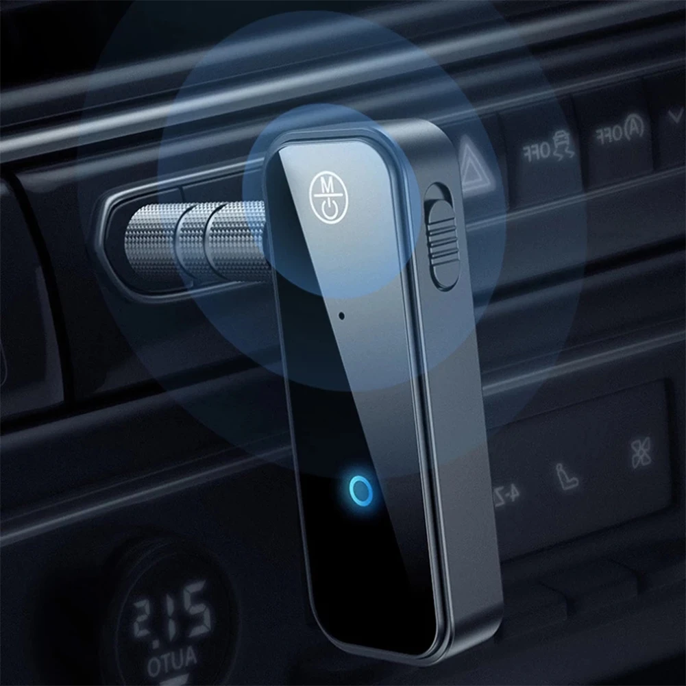 

Bluetooth-compatible 5.0 Receiver Transmitter Adapter 3.5mm Jack for Car Speakers Music Audio Aux Headphone Receiver Handsfree
