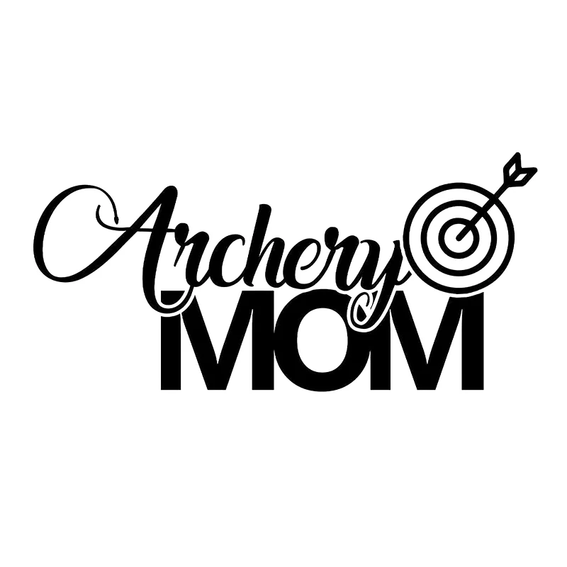 

17*8 см стрельба из лука мама Спорт искусственное украшение автомобиль задняя фотография