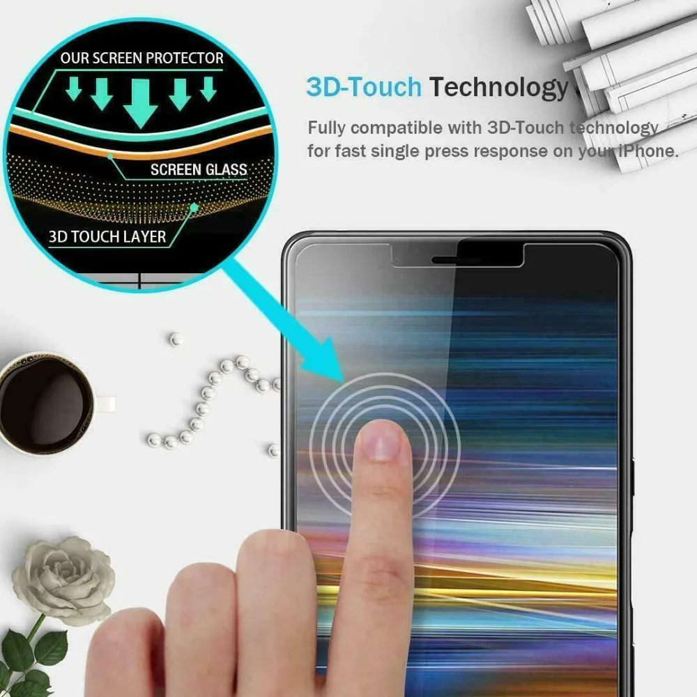 2 шт Защитное стекло для sony Xperia L3() 5," закаленное стекло 9H 2.5D Премиум Защитная пленка для экрана телефона