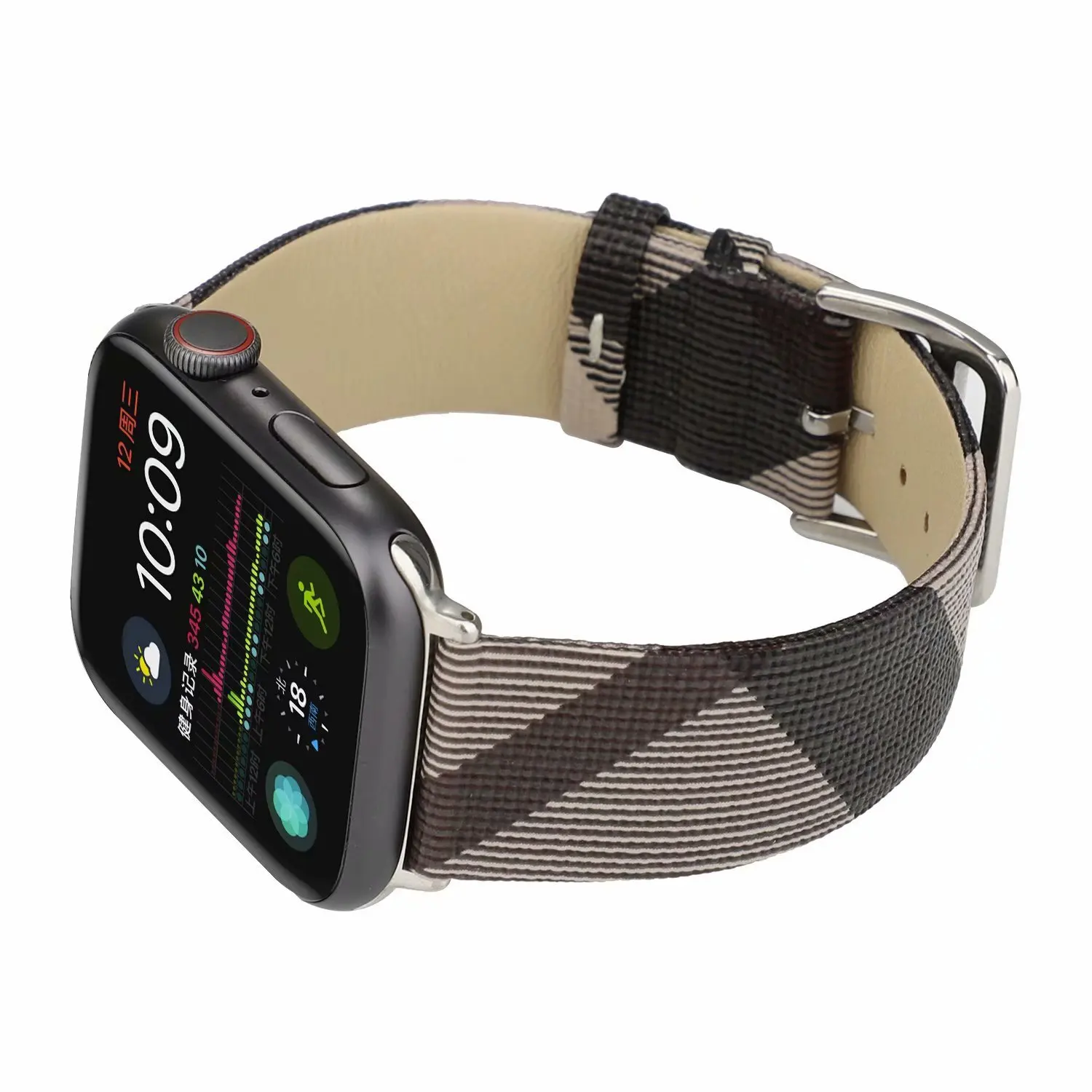 Натуральная кожа ремешок для наручных часов Apple Watch, ремешок 44/40 мм обувь для мужчин и женщин часы ремешок 42 38 мм и нержавеющая сталь металлический корпус для наручных часов iwatch серии 5 4 3 2 1