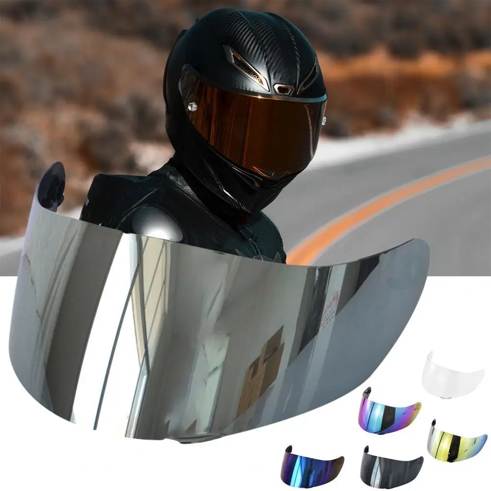 

Helmet Visor Reliable High Flexibility Safety Helmet Visor High Flexibility Anti-Ultraviolet Motorcycle Helmet Visor