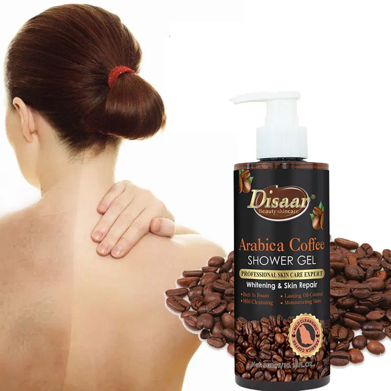

Disaar Coffee Shower Gel Body Wash Whitening Deep Clean Skin Moisturizing Exfoliating Body Care Bathing Cream Shower Gel 300G