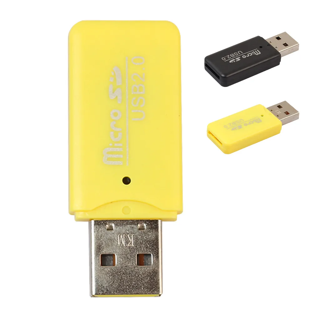 Binmer мини кард ридер Micro SD TF T Flash адаптер Портативный высокоскоростной USB новое