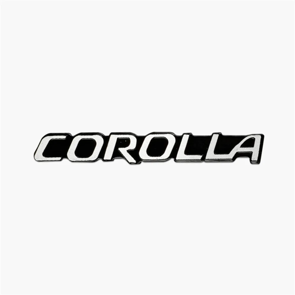4pcs 3D aluminum speaker stereo badge emblem Sticker for Toyota Corolla accessories car styling | Автомобили и мотоциклы