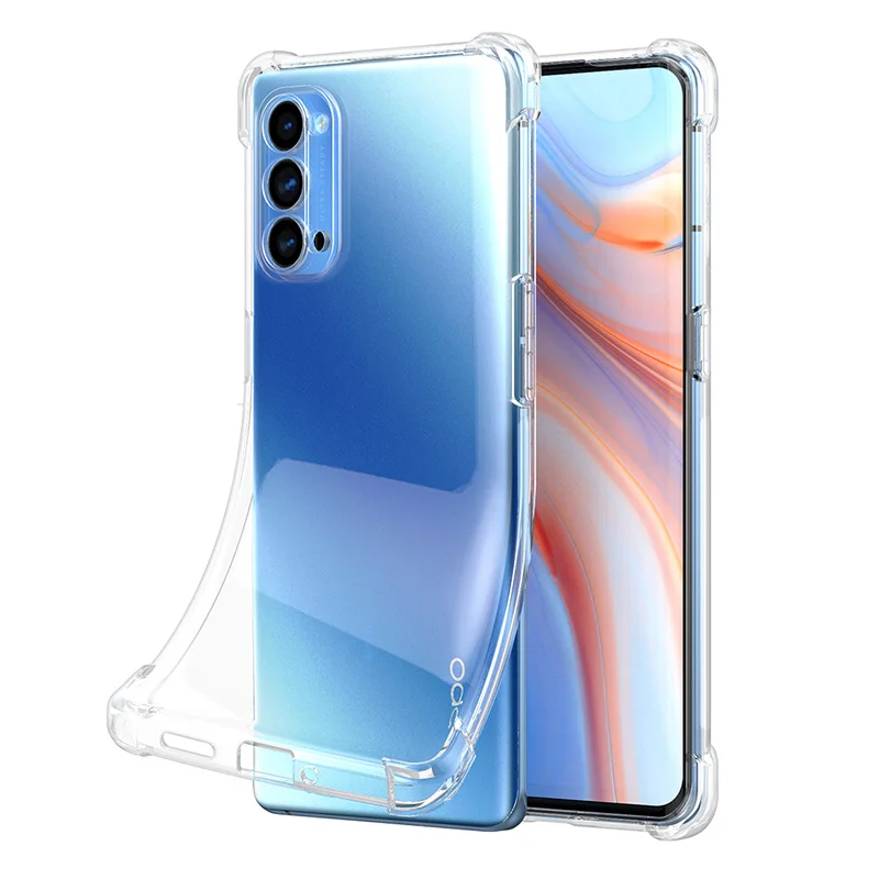 

Ultra Thin Clear Transparent Soft TPU Case For OPPO Reno 4 Pro Phone Case Cover OPPO Reno4 Pro Sillicone Case Phone Accessories