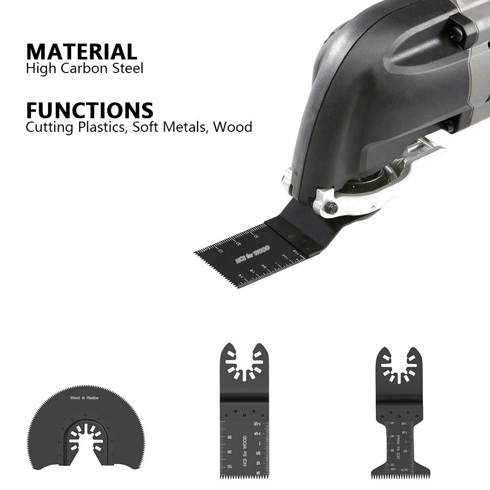 

23Pcs Oscillating Multi Tool Circular Saw Multitool Multimaster Makita Bosch Wood Cutting Tool Kit Blades for Fein Bosch