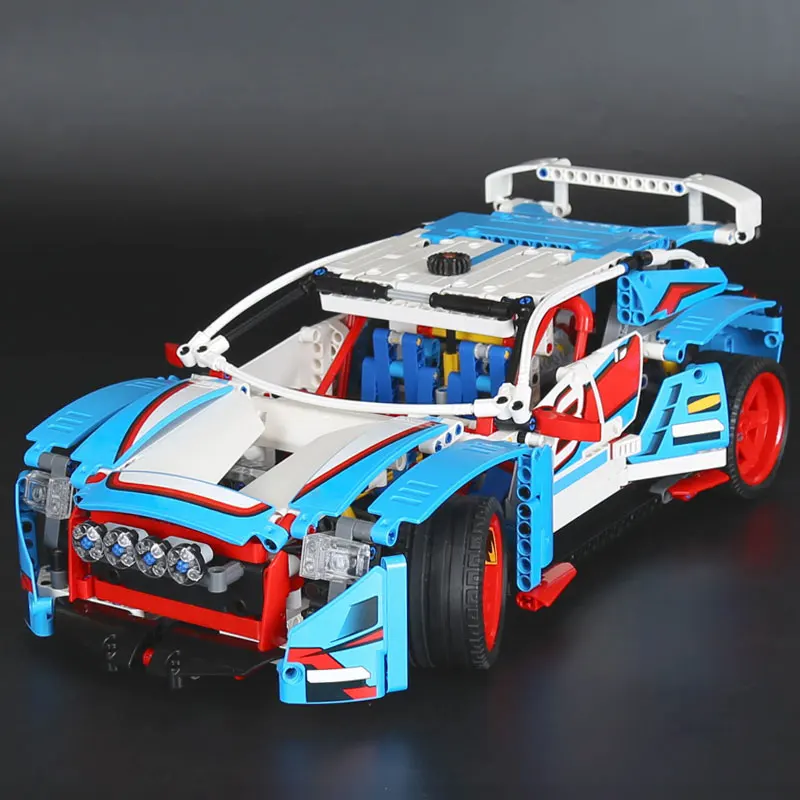20077 1085 шт. серия Technic совместима с Lepining 42077 Rally Car Set строительные блоки кирпичи