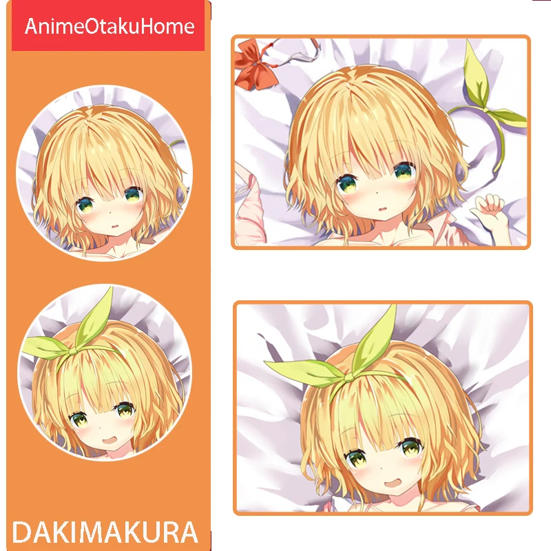 Аниме Kawaikereba Hentai demo Suki ni Natte Kuremasu ka? Двухсторонняя наволочка Yuika Koga Otaku постельное белье Dakimakura