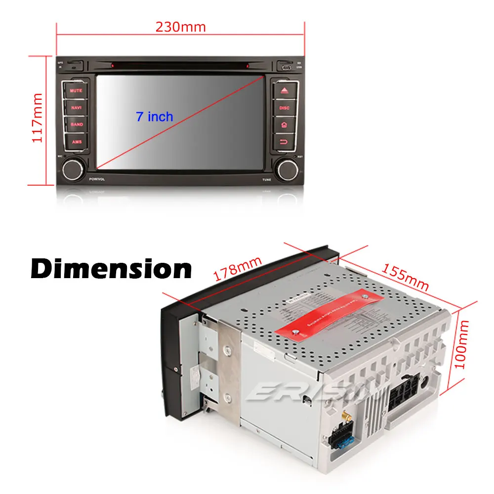 Erisin EU Warehouse 8706 7 &quotOcta Core Android 10 0 DSP BT SWC CarPlay & Auto GPS 4G DAB автомобильное радио для VW