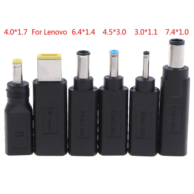 USB Type C гнездовой к DC 4 0 1 7 мм/3 0*1 0/7 4*0 6 Штекерный Адаптер зарядного устройства