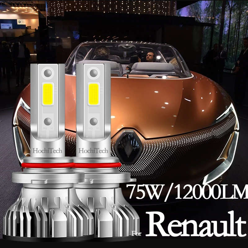 Для Renault Megane Triber Duster Espace Fluence Logan Captur Clio Дальний свет ближний головной светильник