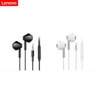 lenovo xf06 3 5mm earphones in ear headset stereo wired headphones hifi music earbuds in line control with microphone smartphone