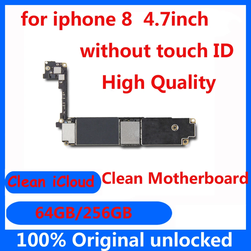 

Оригинальная Заводская разблокированная материнская плата для Iphone 8 без Touch ID с полными чипами для материнской платы Iphone 8