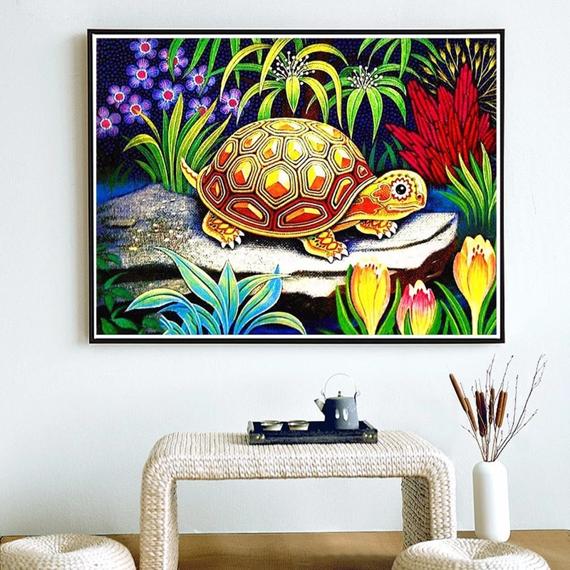 

5D Алмазная мозаика, полноразмерная вышивка крестиком с животными, алмазная вышивка, распродажа, картины черепаха стразы, домашний декор
