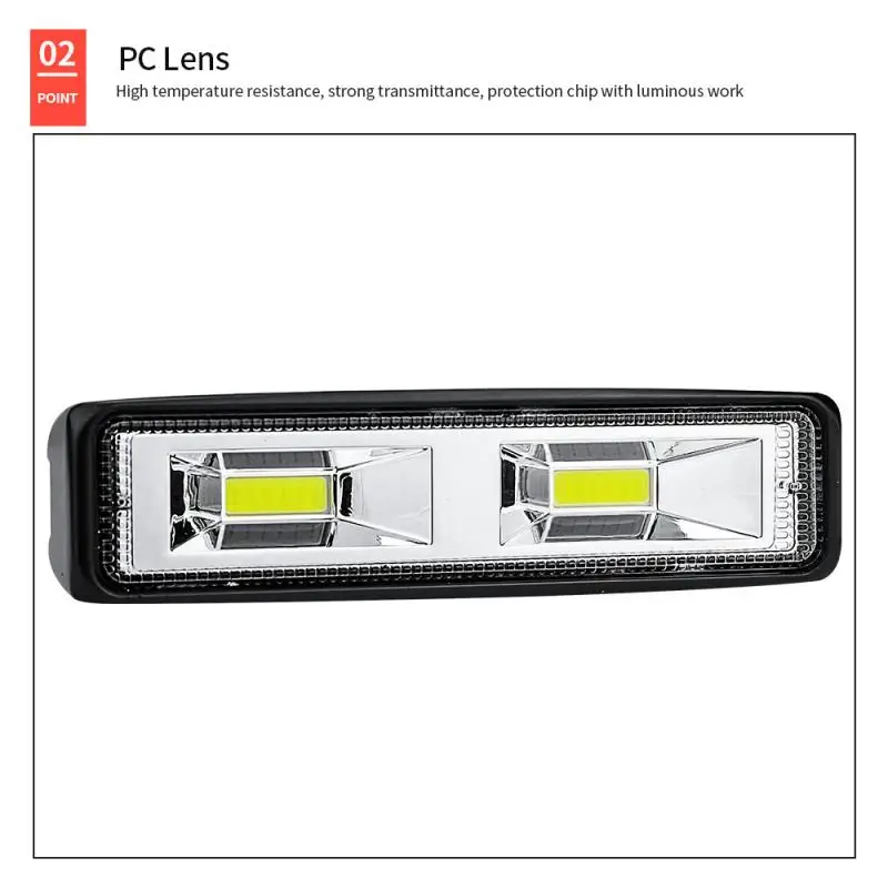 

1Pc 12V 48W Led Work Light Bar Spot Lamp For Off-Road 4Wd Suv Atv Car Lamp UK Tractor Boat Trucks Excavator Accessories