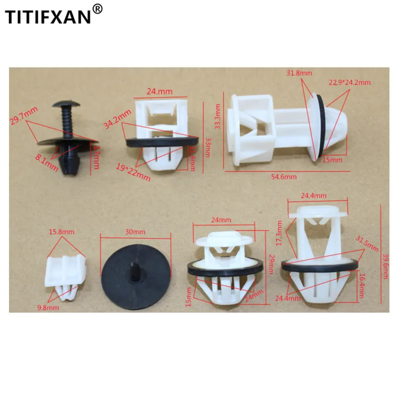 

Car door sill threshold surrounded by side skirts guard trim plastic fasteners clips For Mercedes-Benz E200 E230 E260 E320 E350