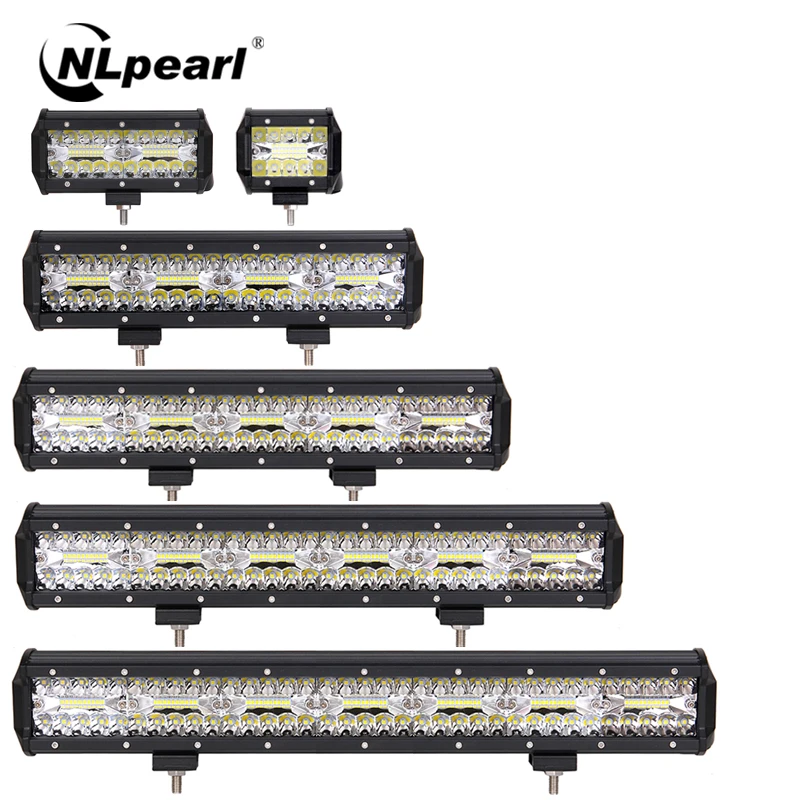 Nlpearl светильник бар/рабочий 4 23 дюймов светодиодный бар Offroad Combo рабочий для