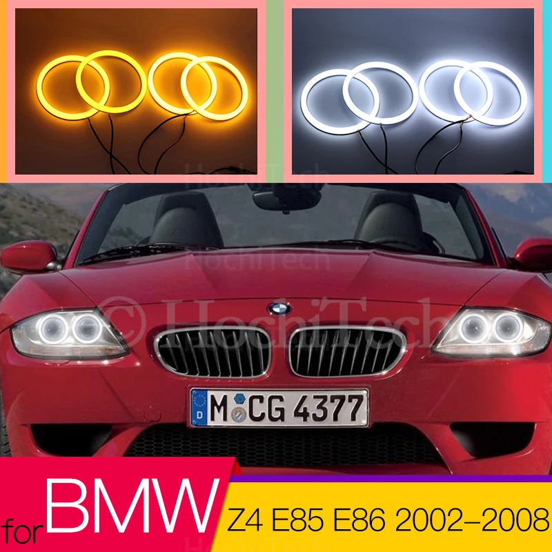 Хлопковый светодиодный светильник Angel Eye Halo Switchback двухцветный для BMW Z4 E85 E86 2002-2008 |