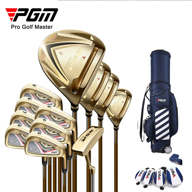 Send Hat! Golf Clubs Complete Sports Golf Equipment Men's Professional Right Hand Poles High Rebound Casting Titanium 1/3/5 Wood