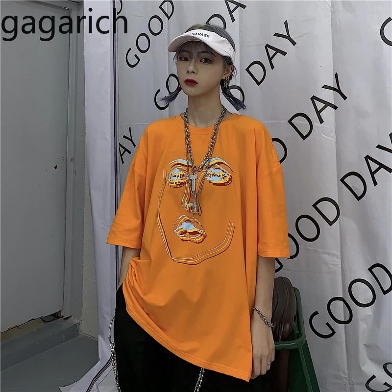 Женская рубашка с коротким рукавом Gagarich Harajuku летняя модная футболка в Корейском