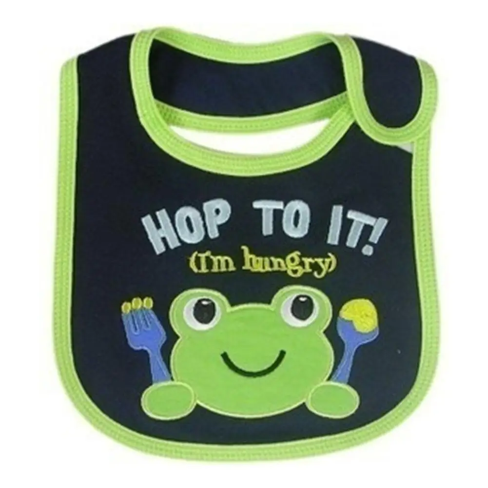 Baberos de alimentaci&oacute;n para beb&eacute;, Bandana bordada, sin mangas, para Saliva, eructo, ropa de dibujos animados-2