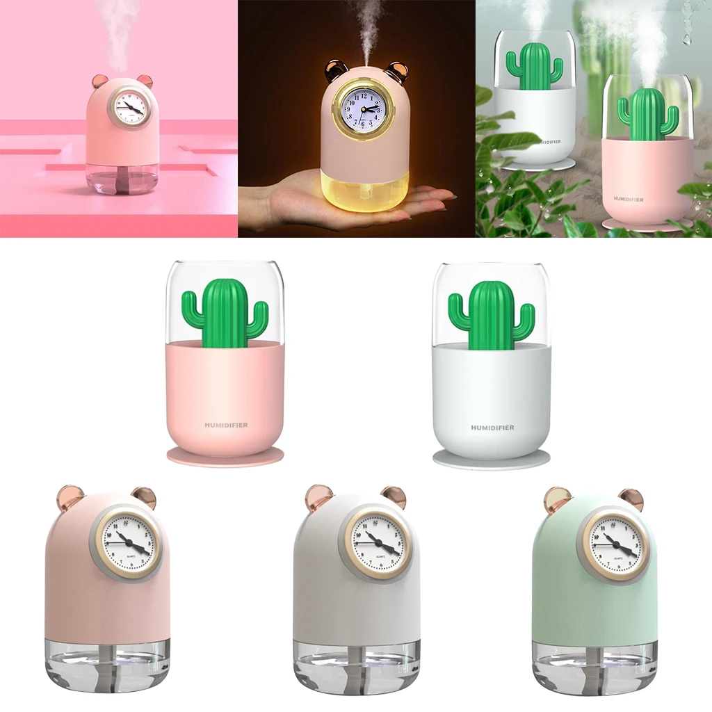

Portable 300ml Humidifier Mist Maker Purifier Low Noise Bedroom Desk 5V
