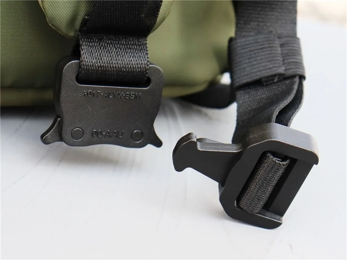 

1017 ALYX 9SM Backpacks Men Women Jacquard ALYX Bag Metal Zipper Inside Leatherwear Mark Nylon Bags